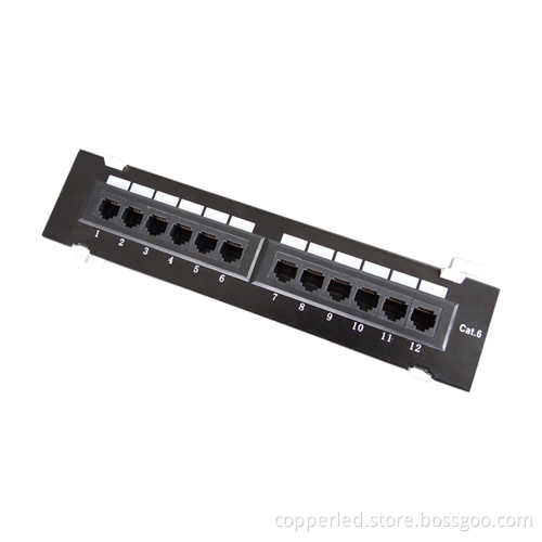 UTP Cat. 6 12 Port Patch Panel